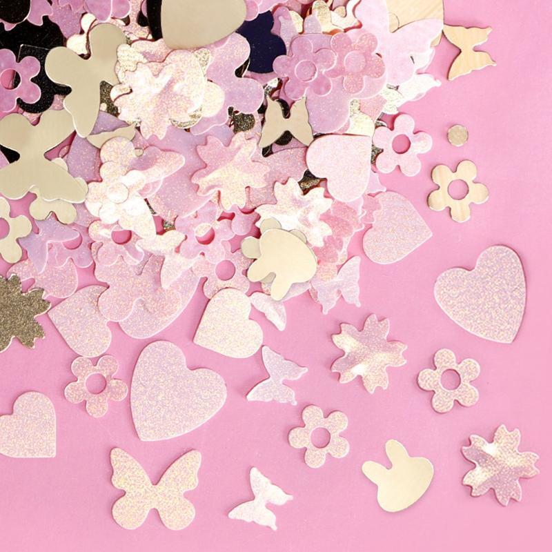 Mixed Confetti Glitter Silicone Molds Filler Nail Art Decorations Face Makeup