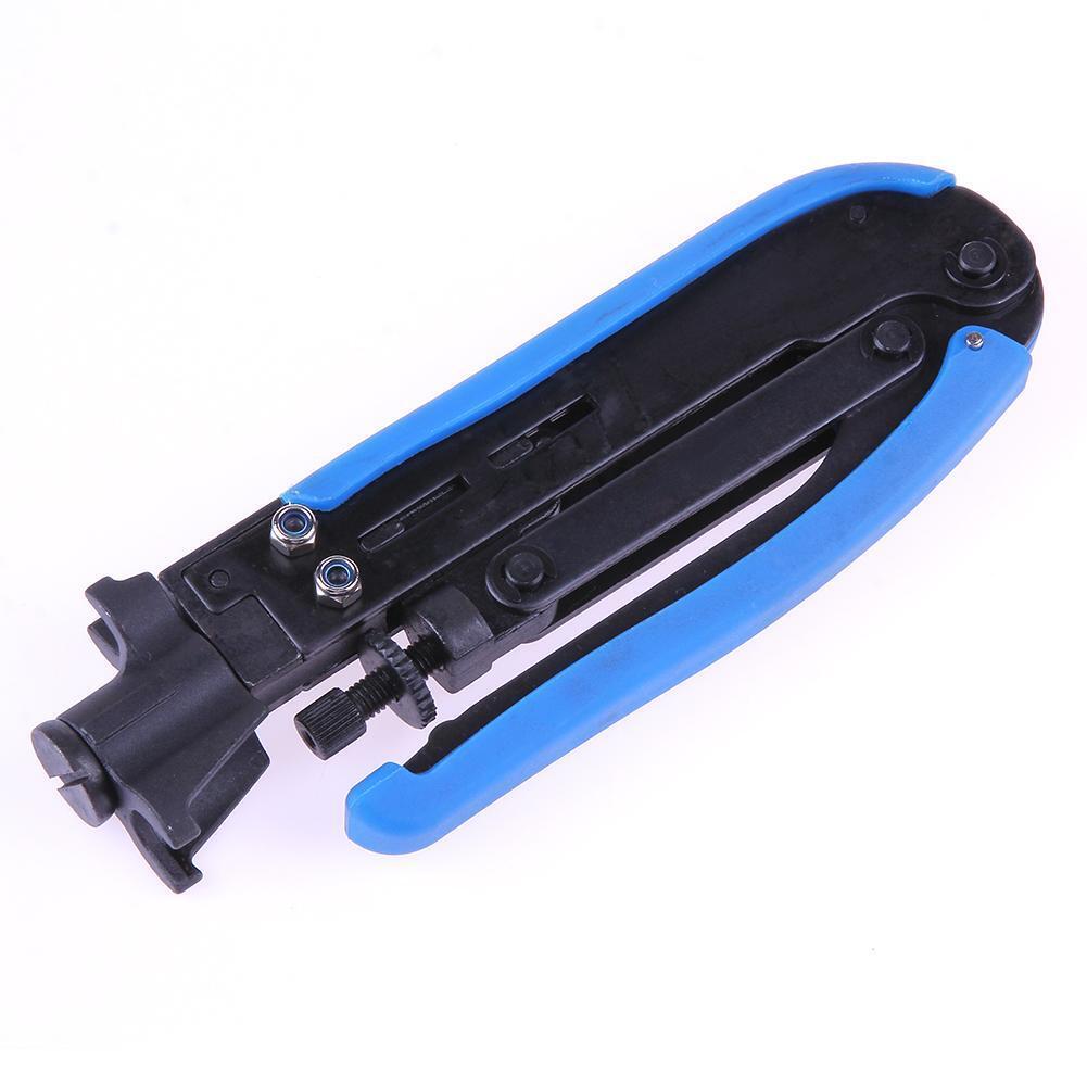 2pcs Coaxial Cable Crimp Pliers Stripper Compression Hand Tools Set