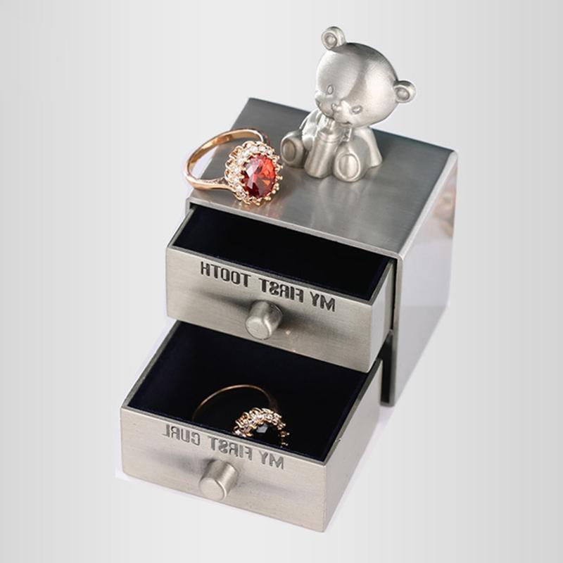 My First Tooth and My First Curl Storage Box Keepsake Boxes Organizer