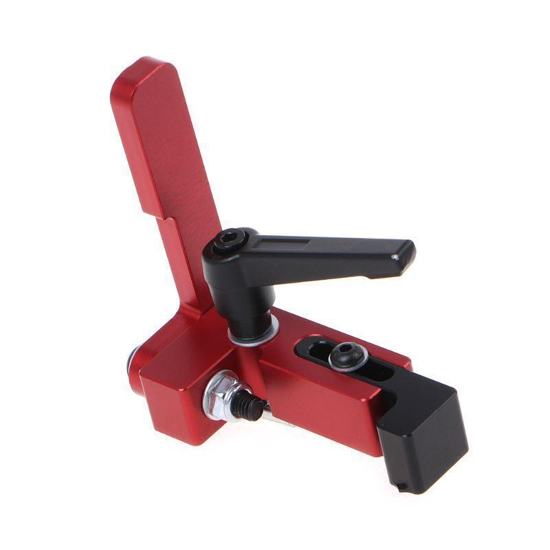 Aluminum Alloy Miter Track Stop Gauge Table Saw Suitable For 75mm Height T-track