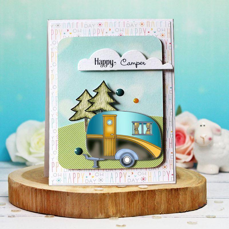 House Car Silicone Clear Seal Stamp DIY Scrapbooking Embossing Photo Album Decor