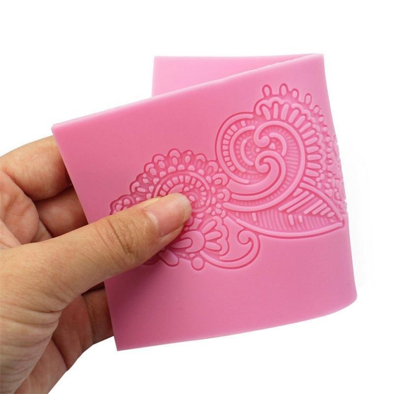Cake Decorating Lace Silicone Mould DIY Flower Vine Lace Pattern Mold