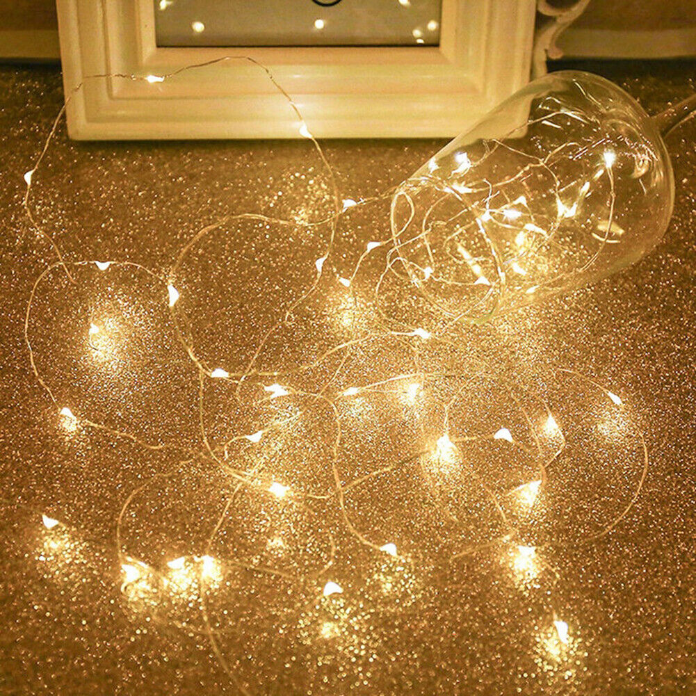 10M 100LED String Lights 8 Modes Remote Control Christmas Home Party Decor