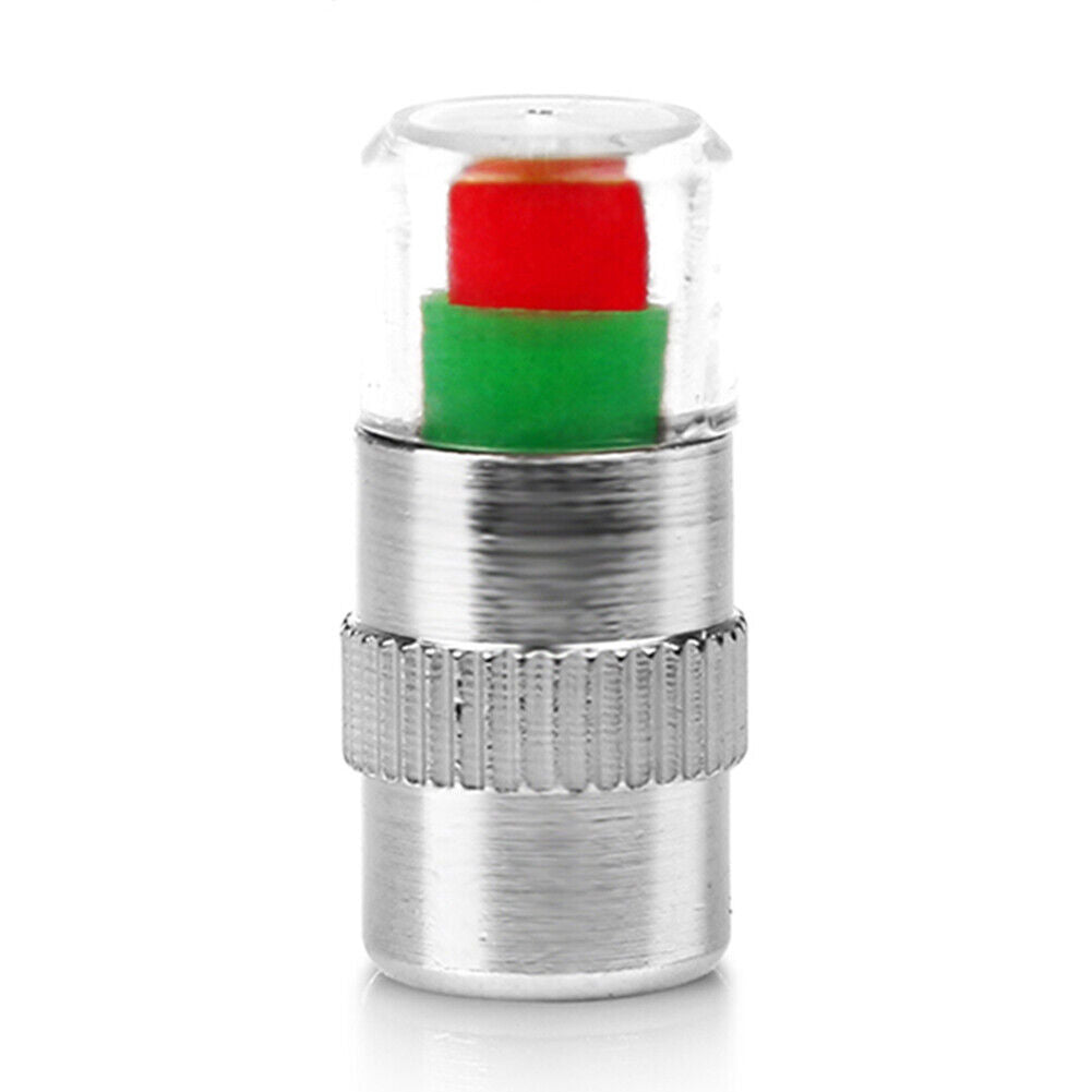 4pcs 36psi Car Tire Pressure Detection Cap Monitoring External Valve Caps