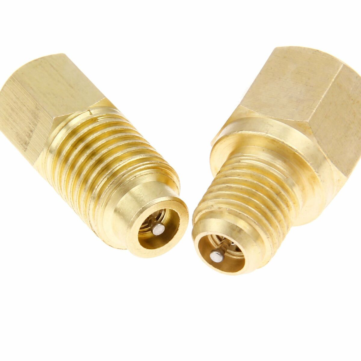 R12 R22 to R134a Adapter for Tank Vacuum Pump Injector Charging 1/4 SAE 1/2 ACME