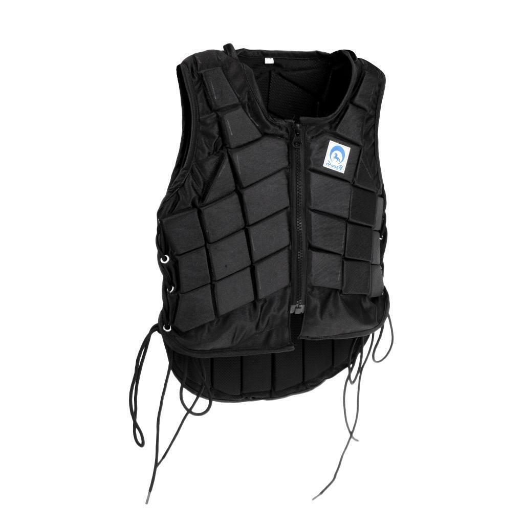 2 Pieces Horse Riding Vest Equestrian Vest Body Protector Protective Gear