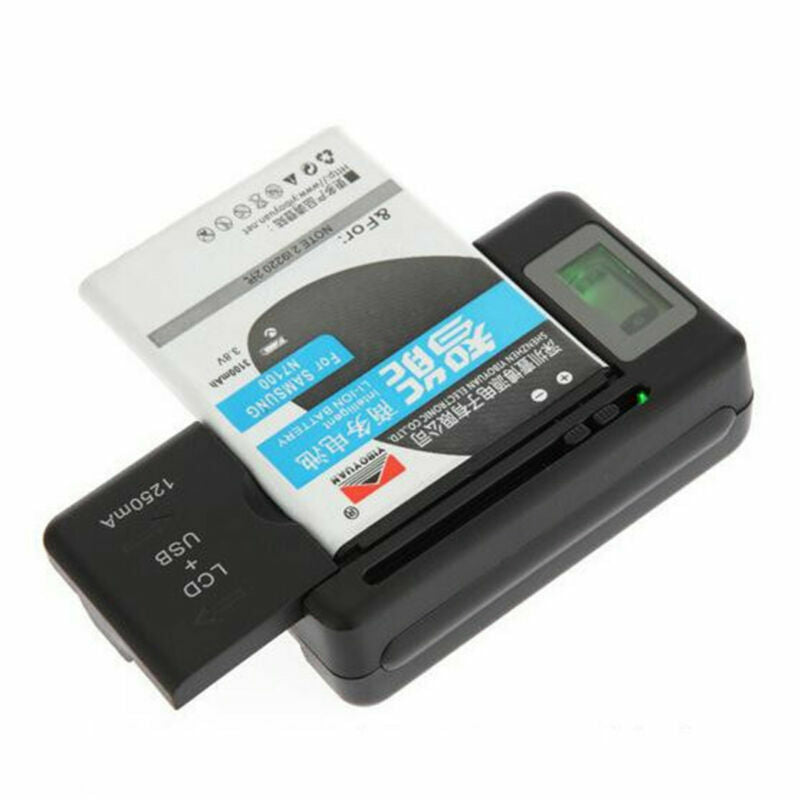 Universal Battery Charger With LCD Us Plug For Nokia BL-4C BL-5C BL-6C BL-5B