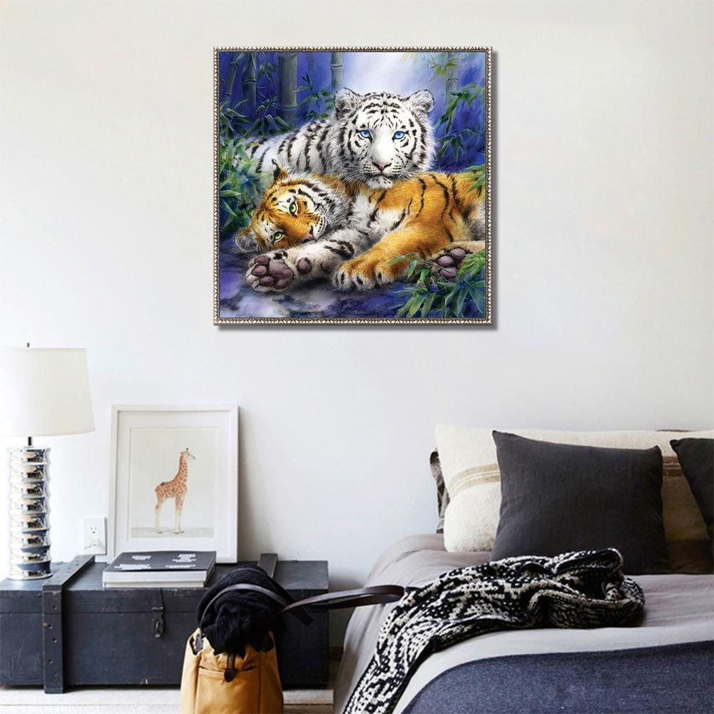 5D DIY Tiger Diamond Painting Embroidery DIY Craft Cross Stitch Home Decor