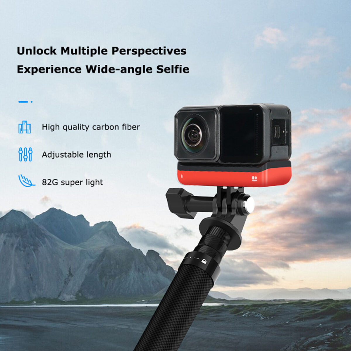 Selfie Stick 1.16 m Super Long Mobile Phone Holder Anti-Shake Live Support Stand