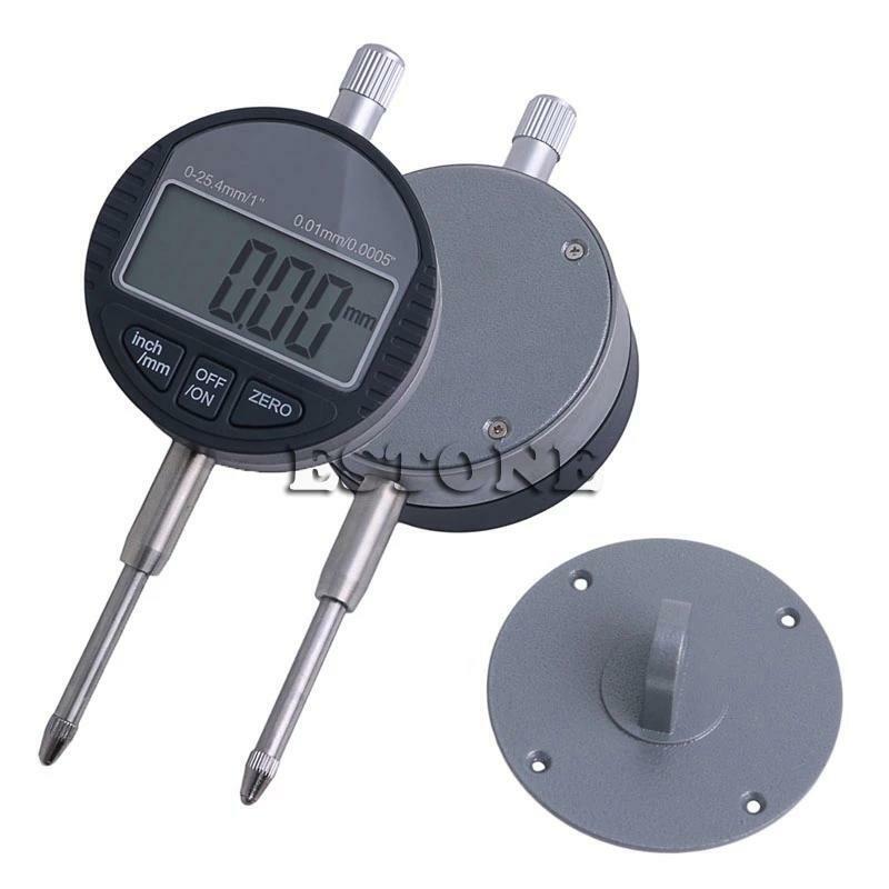 0.01mm/0.0005" Range 0-25.4mm/1" Gauge Digital Dial indicator Precision Tool