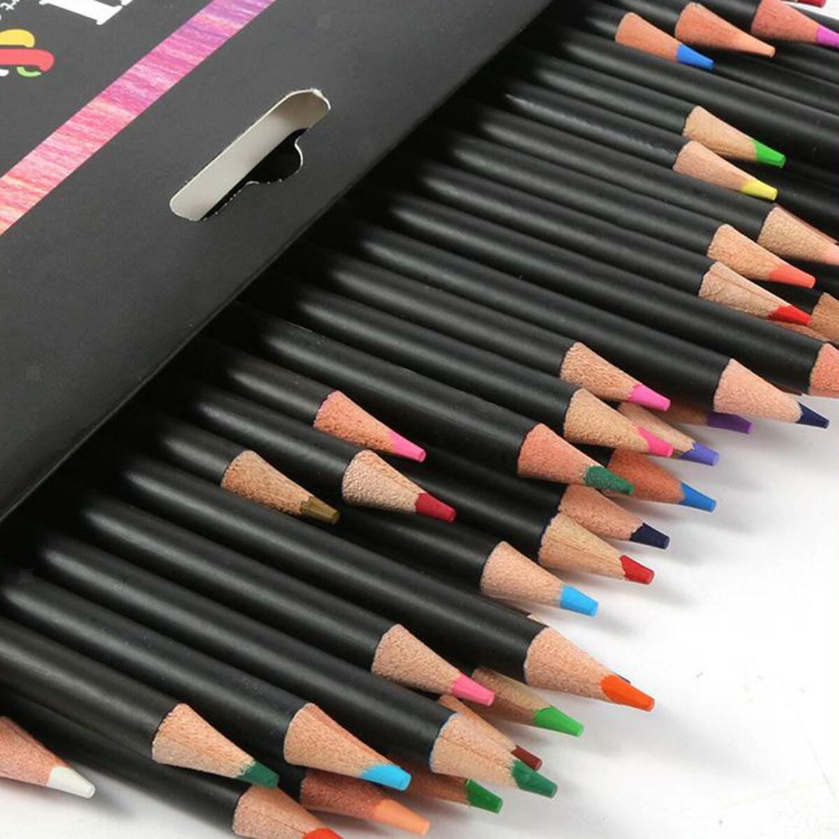 72 Oil Colored Pencils Crafting for Sketchbook Stationery Artist Sketch
