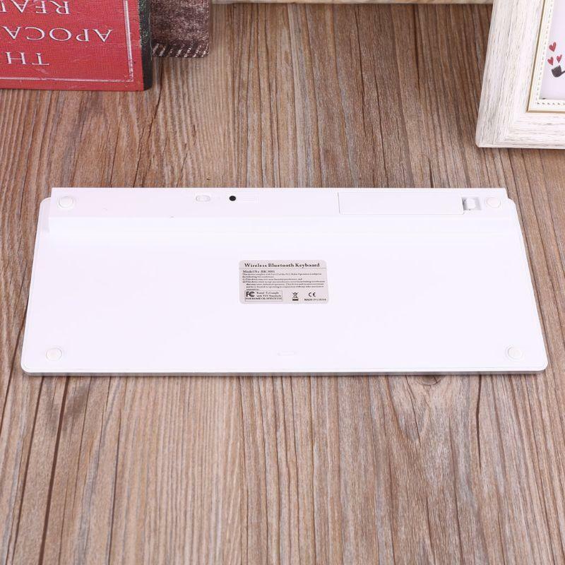 English Thai 78 Keys Wireless Bluetooth-compatible Keyboard for Laptop Tablet