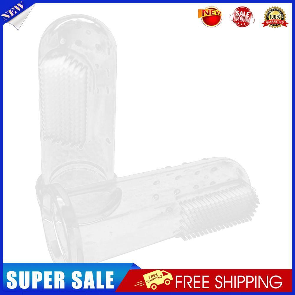 Super Soft Silicone Pet Finger Toothbrush Teddy Dog Brush Tartar Remover