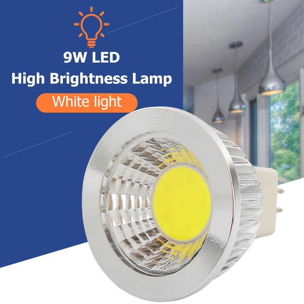 MR16 LED Bulb 9W/12W/15W Dimmable COB Corn Spot Light for Home (9W CW)