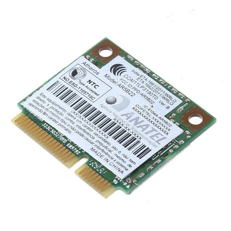 AR9462 AR5B22 WB222 Half Mini PCIe 300Mbps Bluetooth4.0 WLAN Wifi Wireless Card