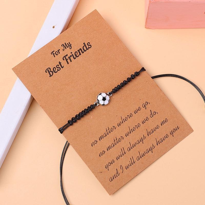 Adjustable Friendship Sport Jewelry Soccer Lovers Soccer Team Soccer Themed Gift
