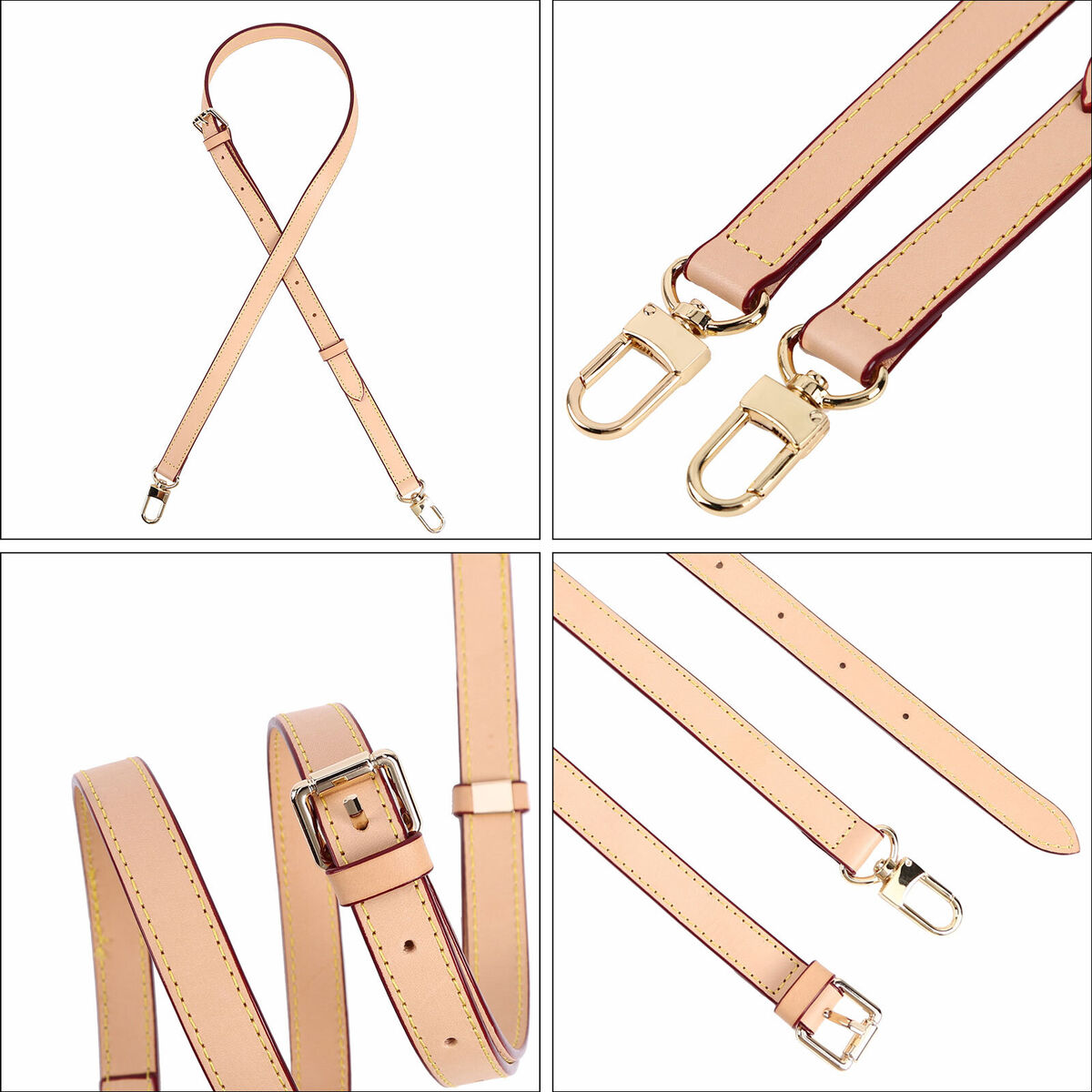 Bag Shoulder Straps Replacement Leather Belt for Messenger Purse Handbag