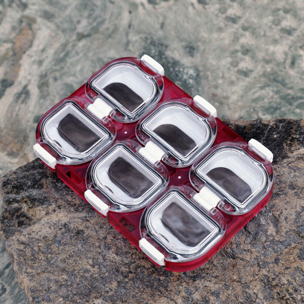 Magnetic Fishing Hook Storage Tackle Box Fishhook Accessories Tools Case