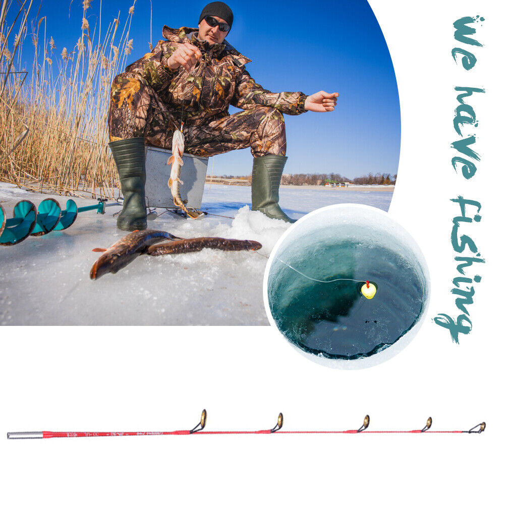 Fishing Rod Round Tip Short Section Outdoor Fishing Tackle (56cm Soft Tone)