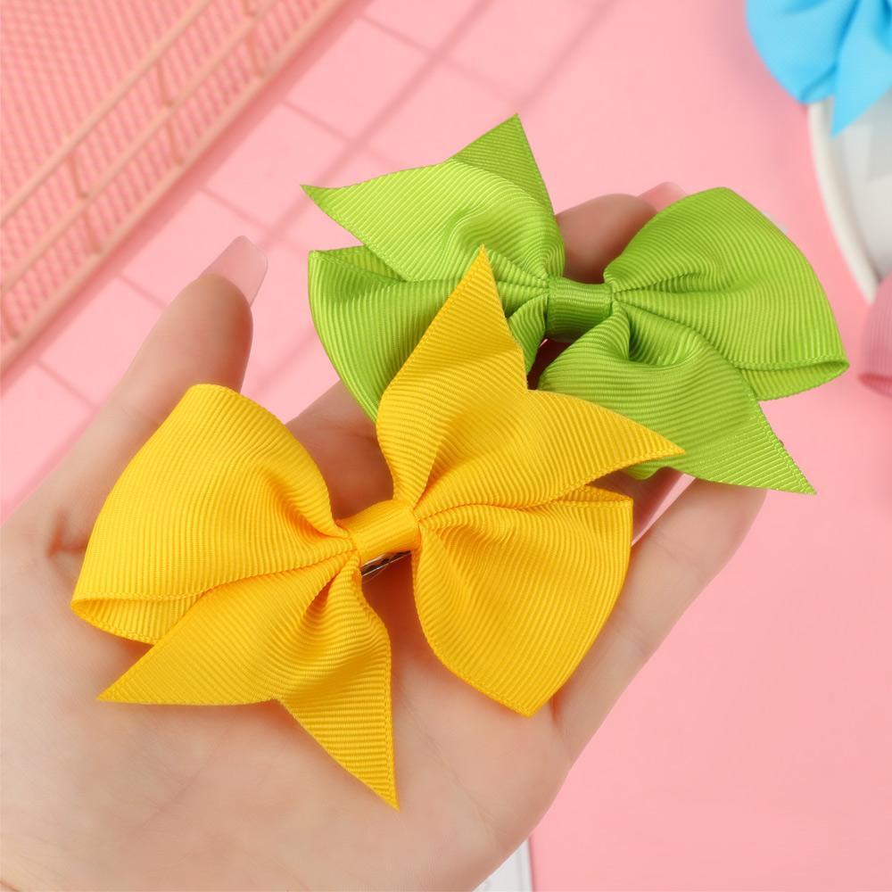 Accessories Kids Cute Metal Alligator Hair Clips Bow Hairpin Barrettes Headwear
