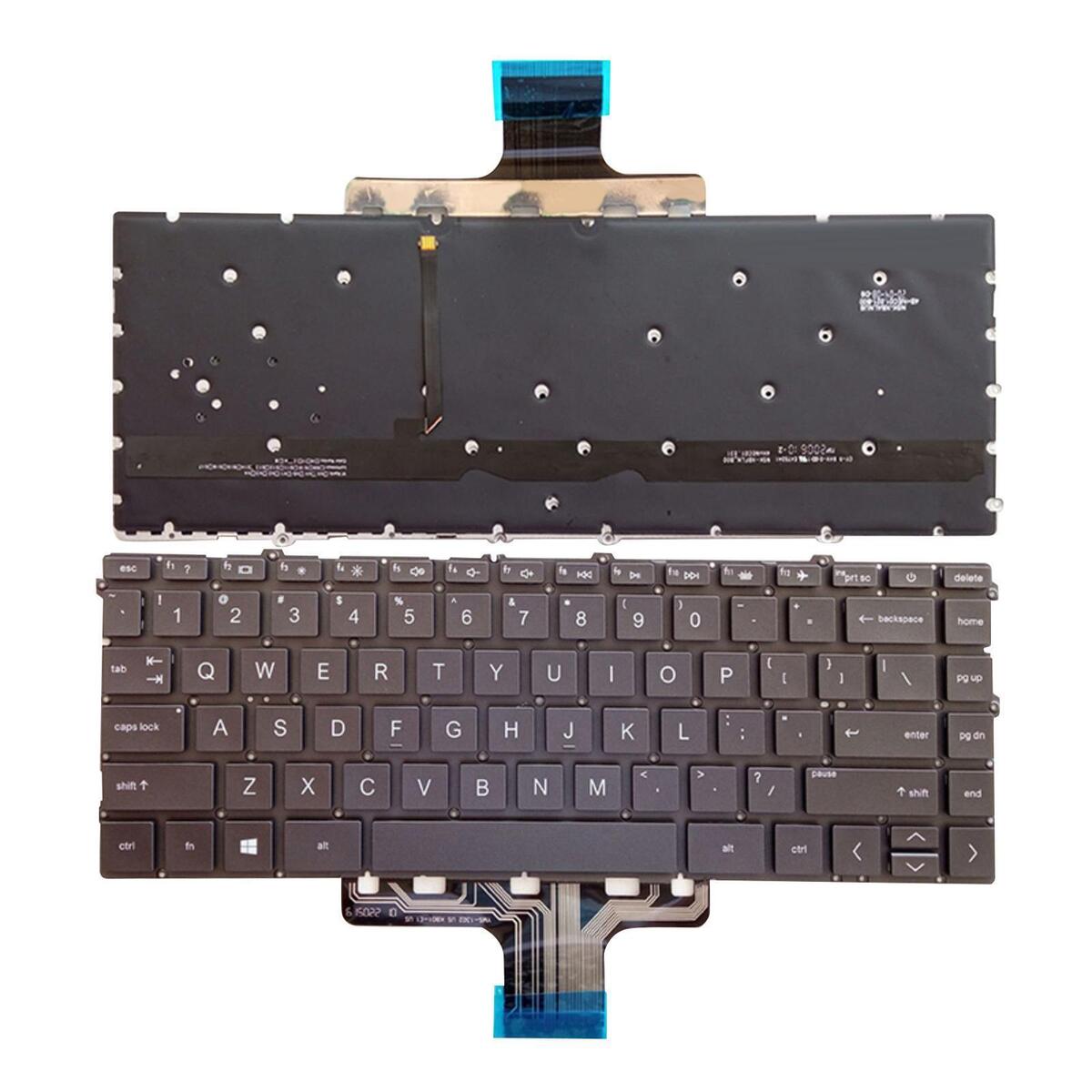 US English Laptop Keyboard with Backlit for Pavilion x360 14-Dw Accessory