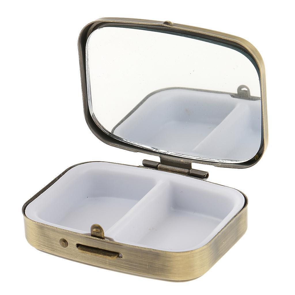 Travel Portable Vitamin Organizer Medicine Tablet Box Trinket Storage Case