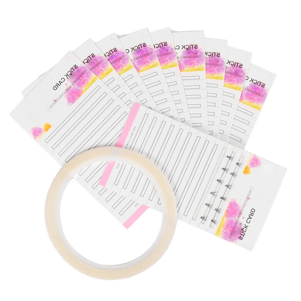 10  Cluster  Extensions Individual False Eye Lashes Organizers