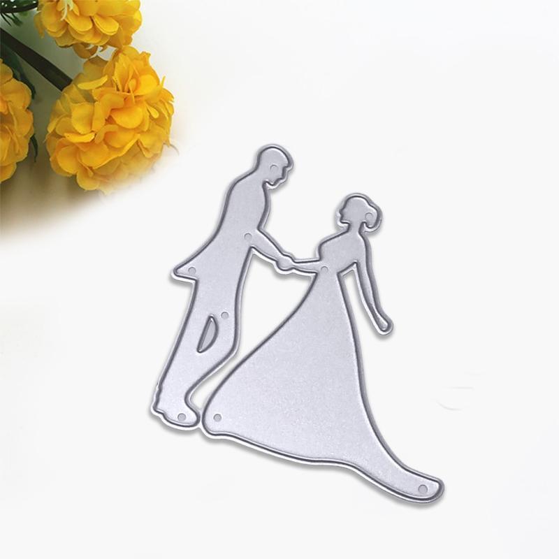 Lovers Metal Cutting Dies Stencil DIY Scrapbook Album Paper Card Template Mold