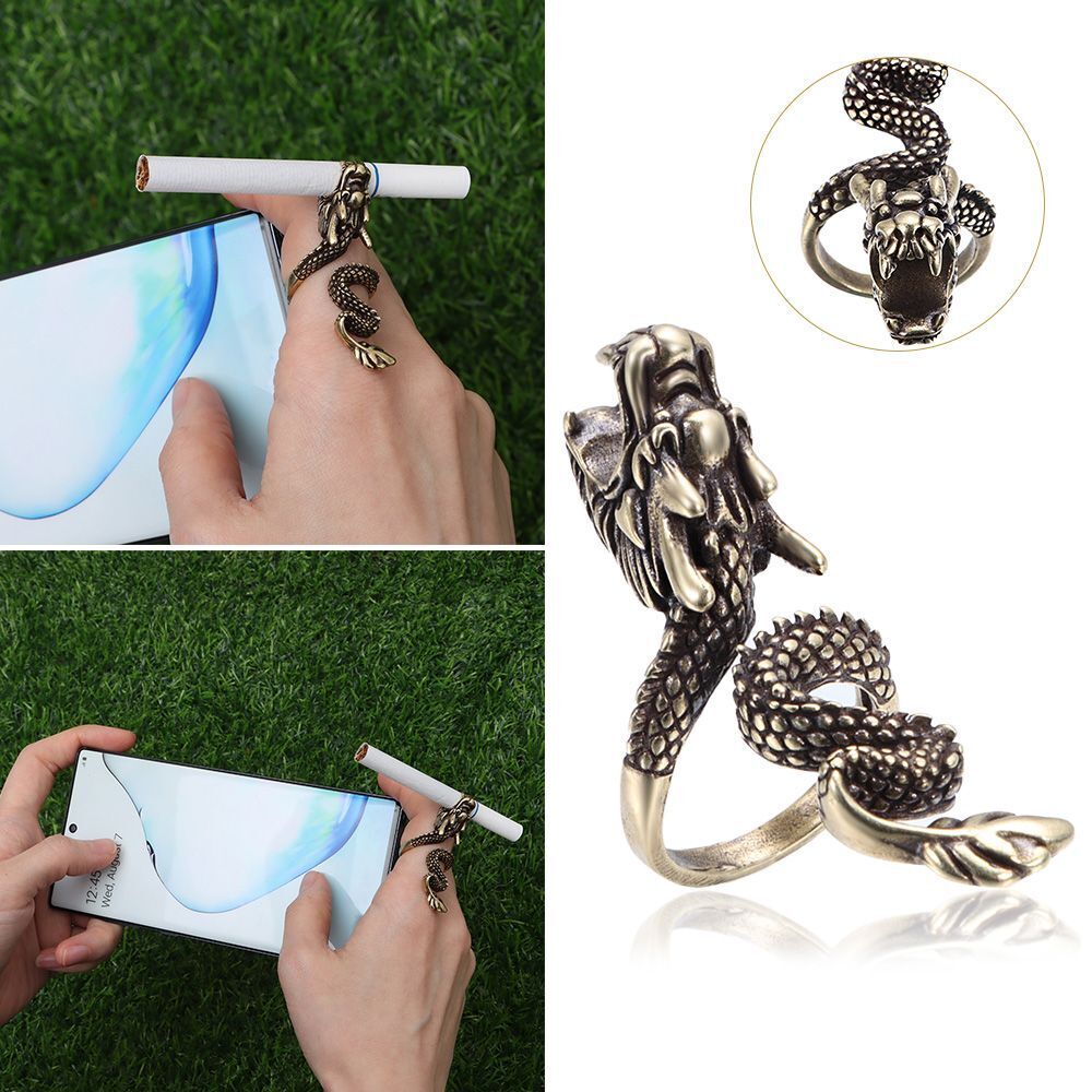 Clip Cigarette Holder Ring Smoking Holder Finger Hand Rack Cigarettes Clip