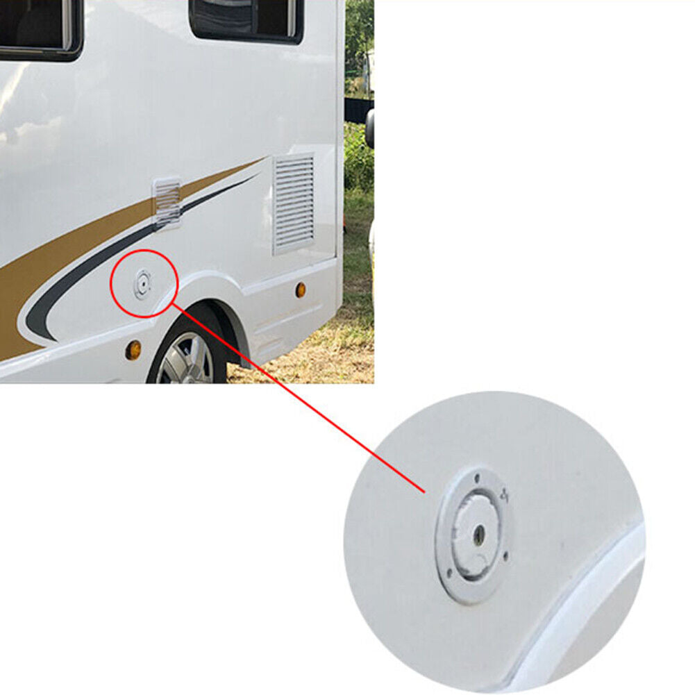 RV Accessory Gravity Fresh Water Fill Hatch Lockable Inlet Filter for Boat
