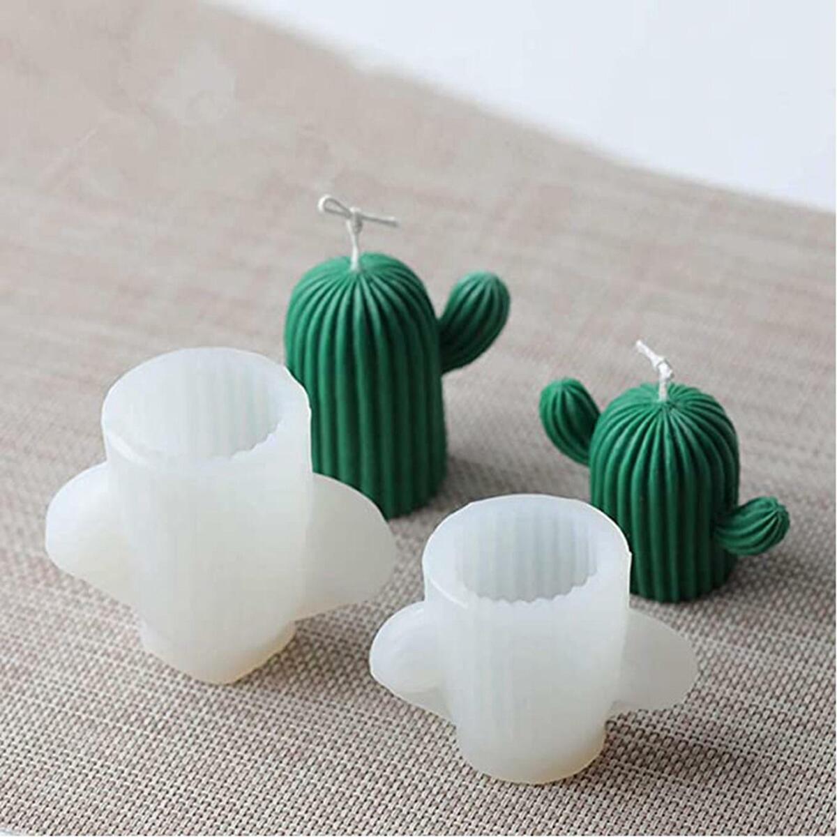 Cactus Statue   Silicone Scented Candles  Making Moulds