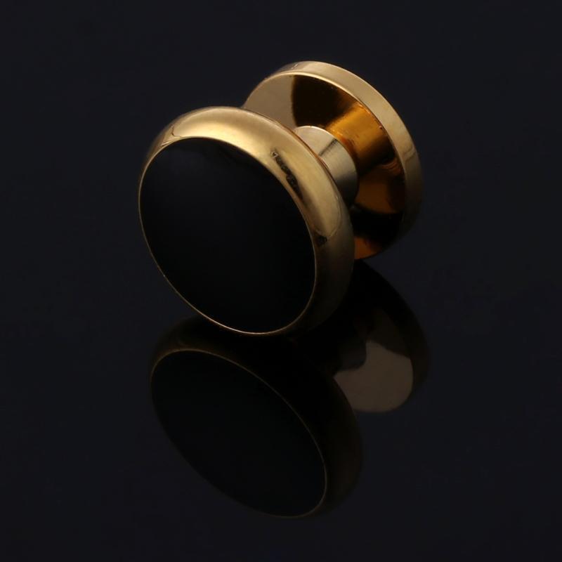 6 Pcs Men's Tuxedo Cufflinks Formal Costume Shirt Studs Cuff Links Set Steady