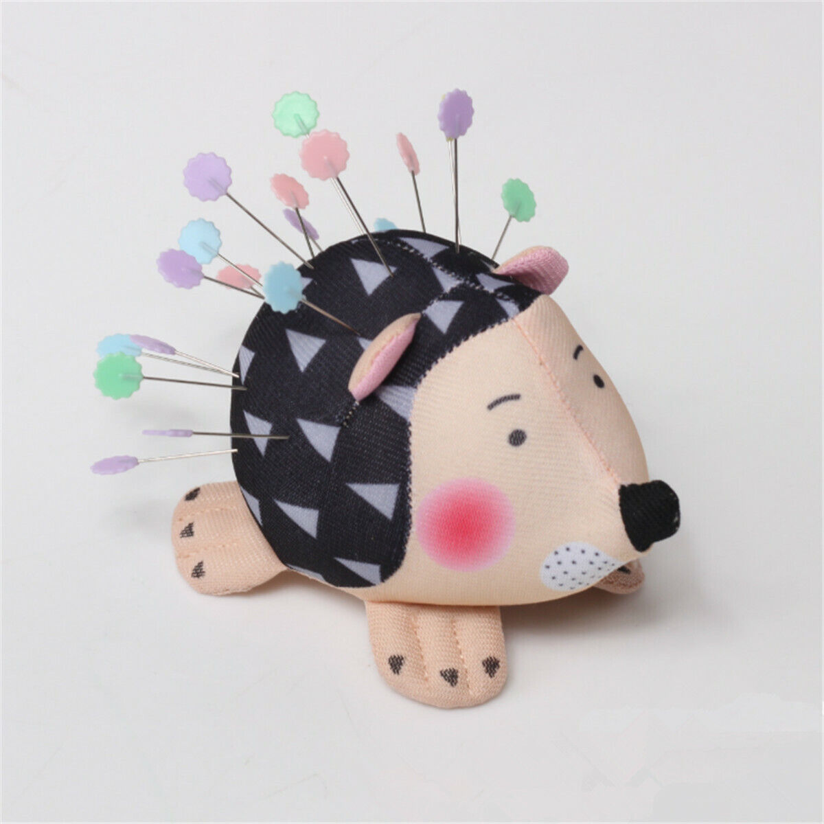 Hedgehog Shape Soft Fabric Pin Cushion Pin Quilting Holder DIY Sewing Craft Tool