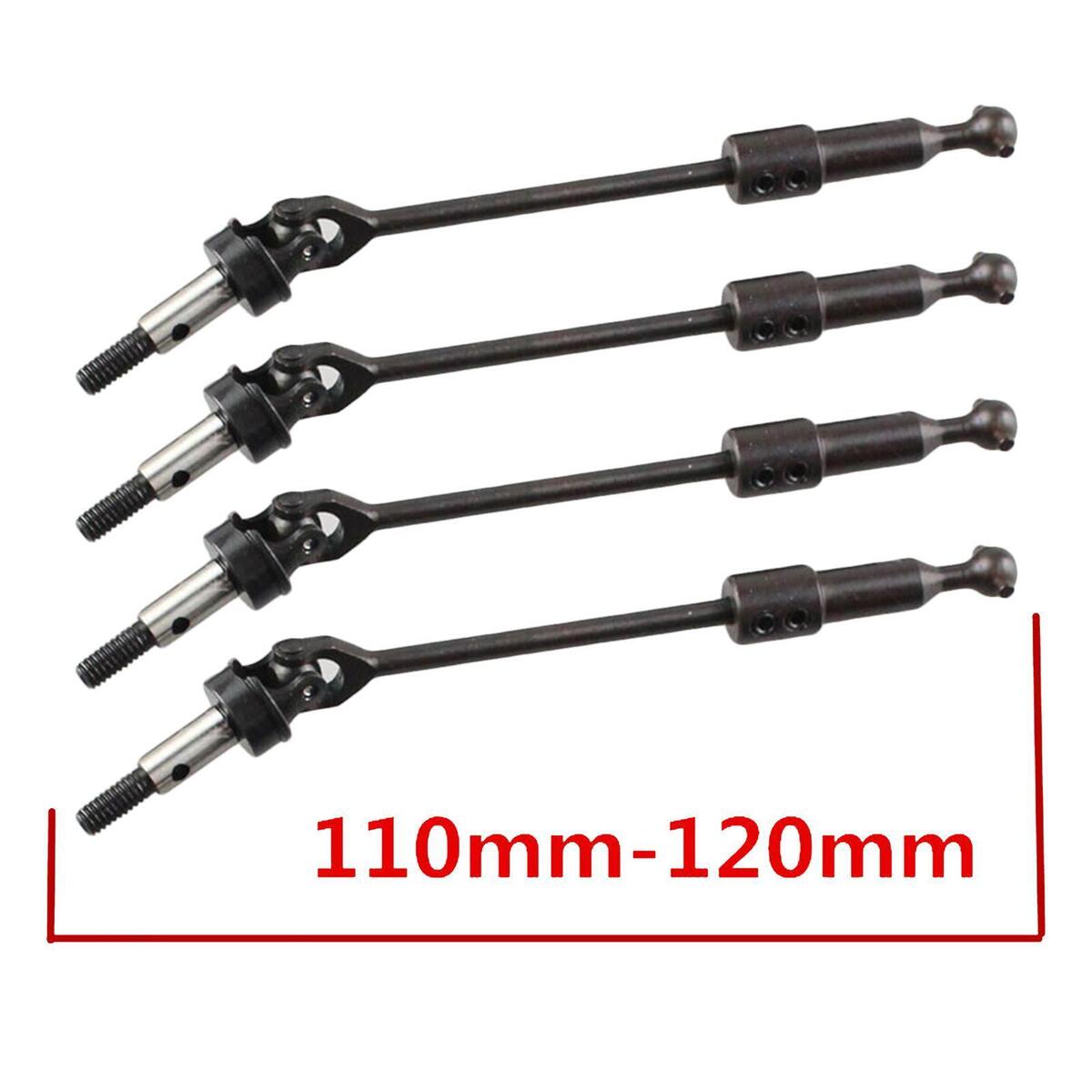 4pcs 110-120mm Adjustable RC Car  Shafts for HSP 94108 94109 94111Pro