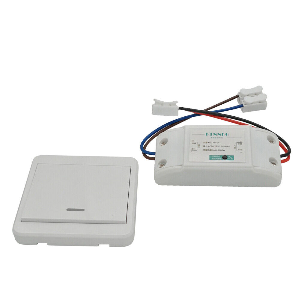 220V  Wireless ON/OF Lamp Remote Control Switch Receiver Transmitter