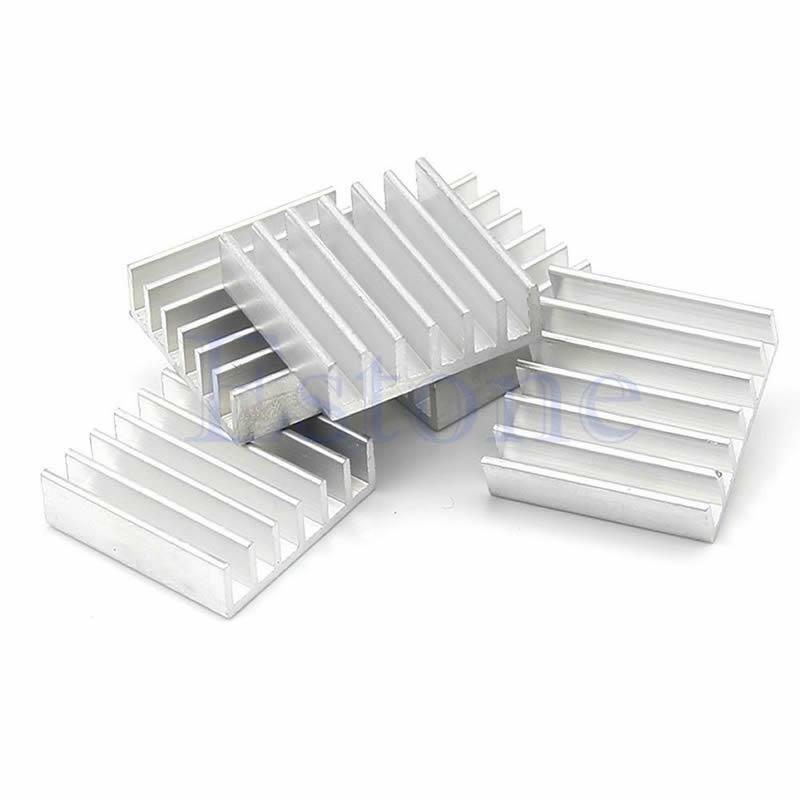 5pcs High Quality 14x14x6mm Aluminum Heat Sink For LED Power Memory Chip IC DIY