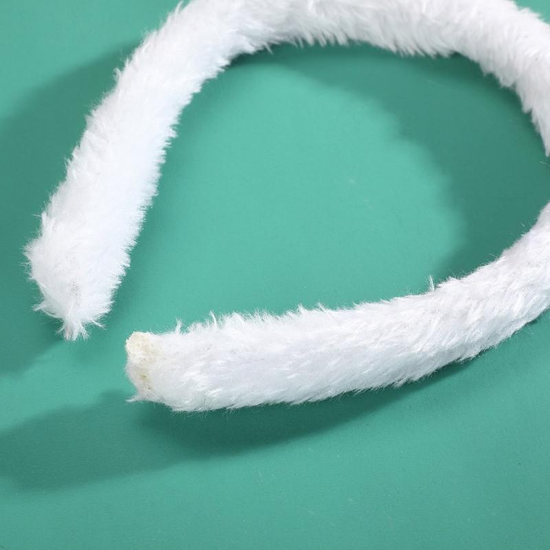 Children Bunny Ear Hair Band Flannel Glitter Slice Hairband Girl Rabbit Ornament
