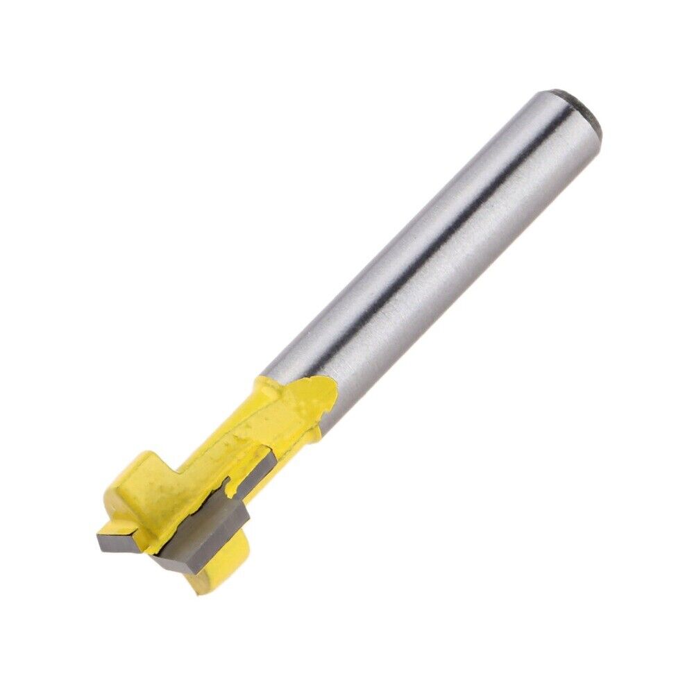 T-Slot Shank Router Milling Cutter Bit 1/4 Inch Tongue & Groove Woodworking Tool