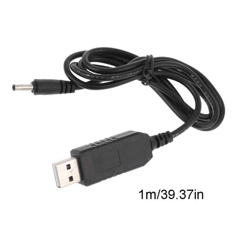 QC3.0 USB to 12V 3.5x1.35mm Step Up Line Converter Cable for WiFi Router LED