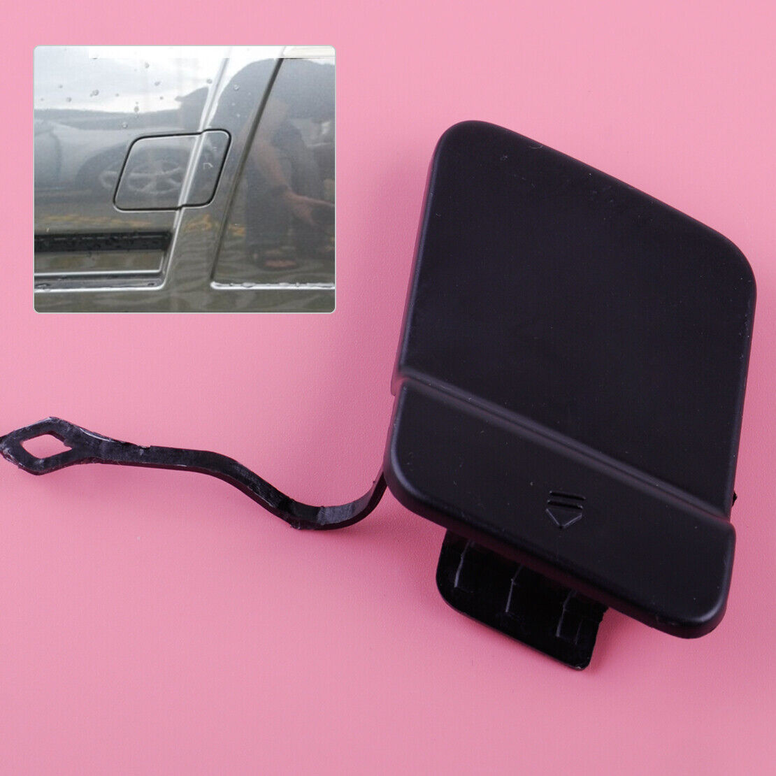 Plastic Rear Bumper Tow Hook Cover Cap for Mercedes-Benz X204 GLK300 Li