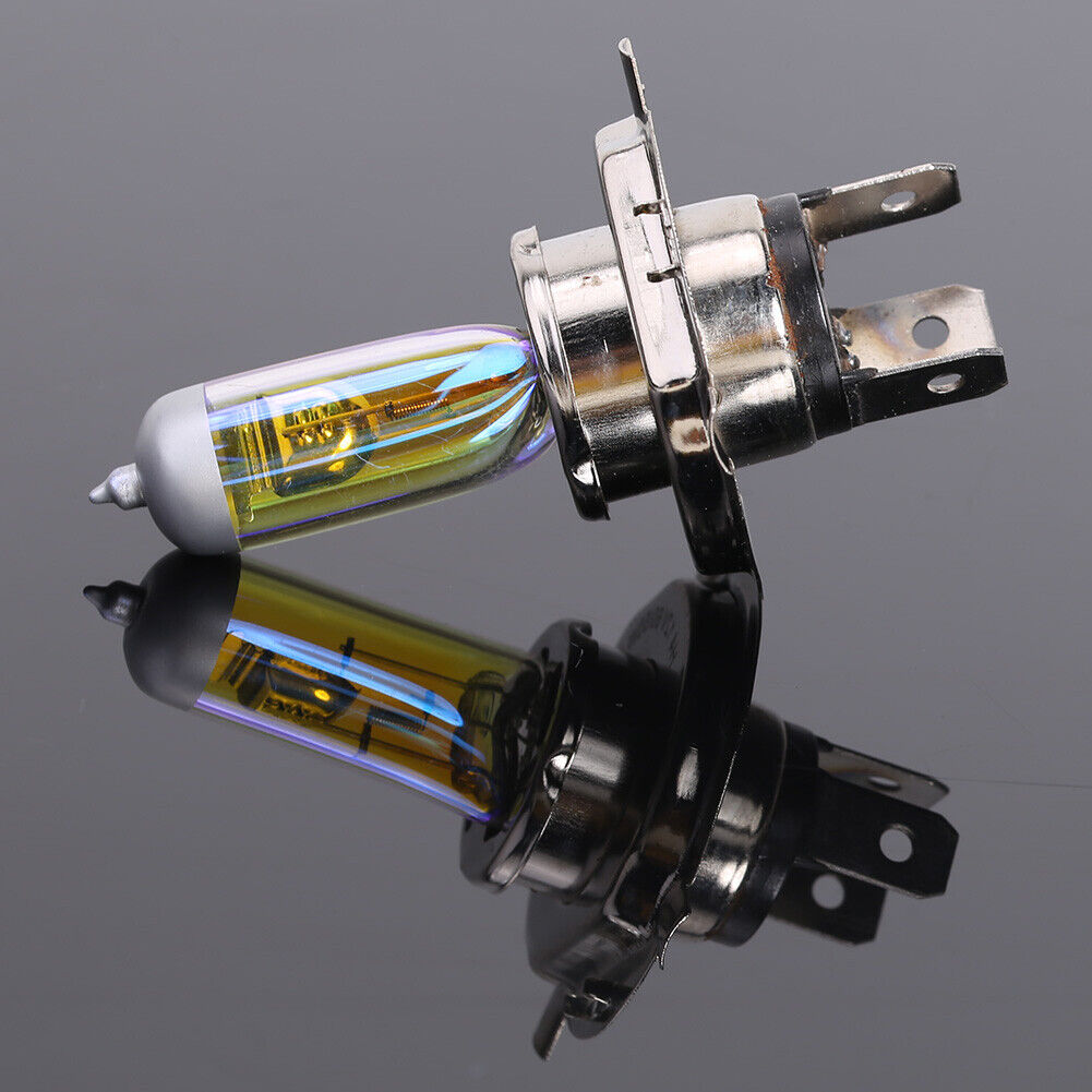 H4 Yellow Halogen Bulb 12V 60/55W 3000K for Car Headlight Fog Light Lamp