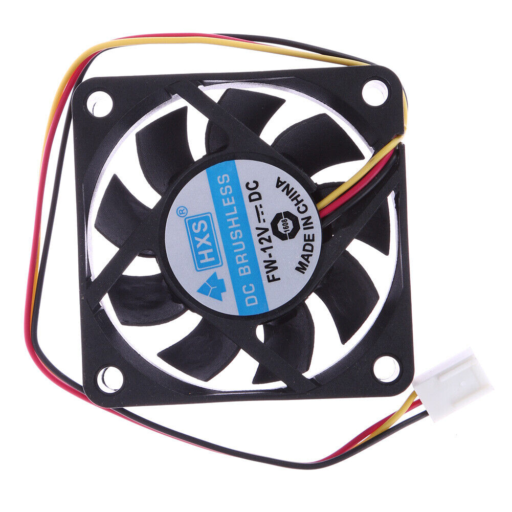 12V DC 6cm PC Cooling Portable Fan Ball Bearing 3 Pin Connector P4