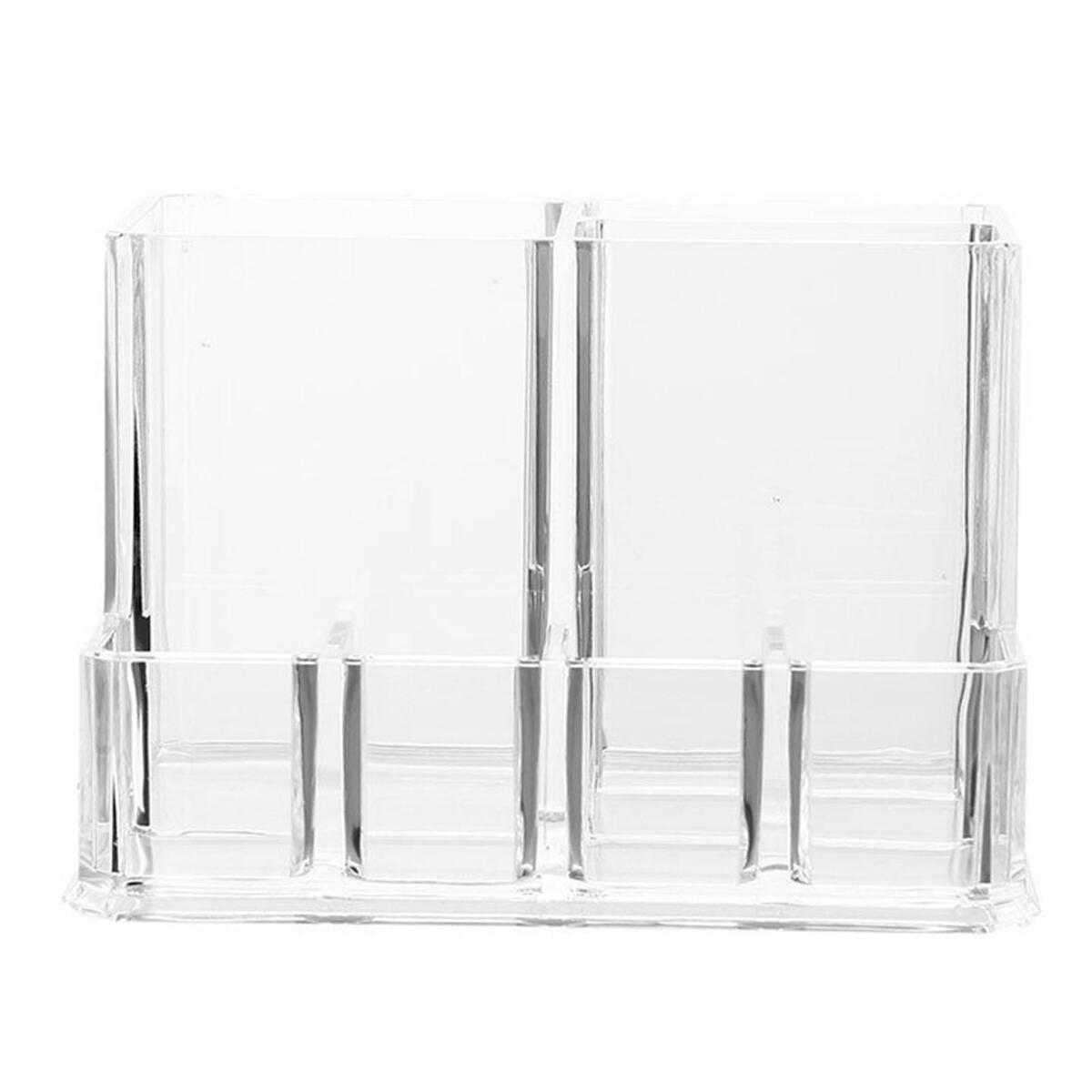 Makeup Brush Holder 7 Compartments Multi Function Box Organizer Container