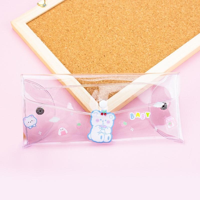 Wateproof Cosmetics Pouch Portable Mini Clear Coin Purse Clear PVC Pencil Bag