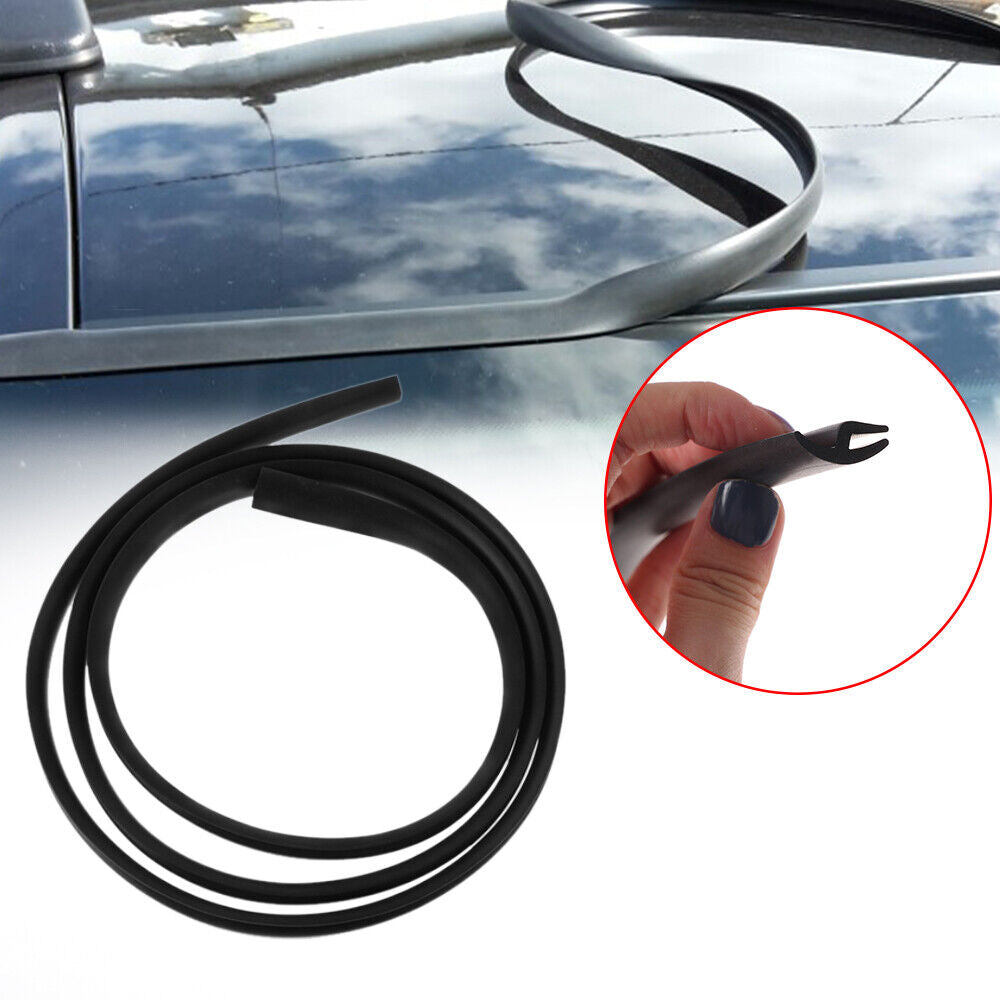 Windshield Panel Car Ageing Rubber Seal Strip Trim Moulding Water Diversion