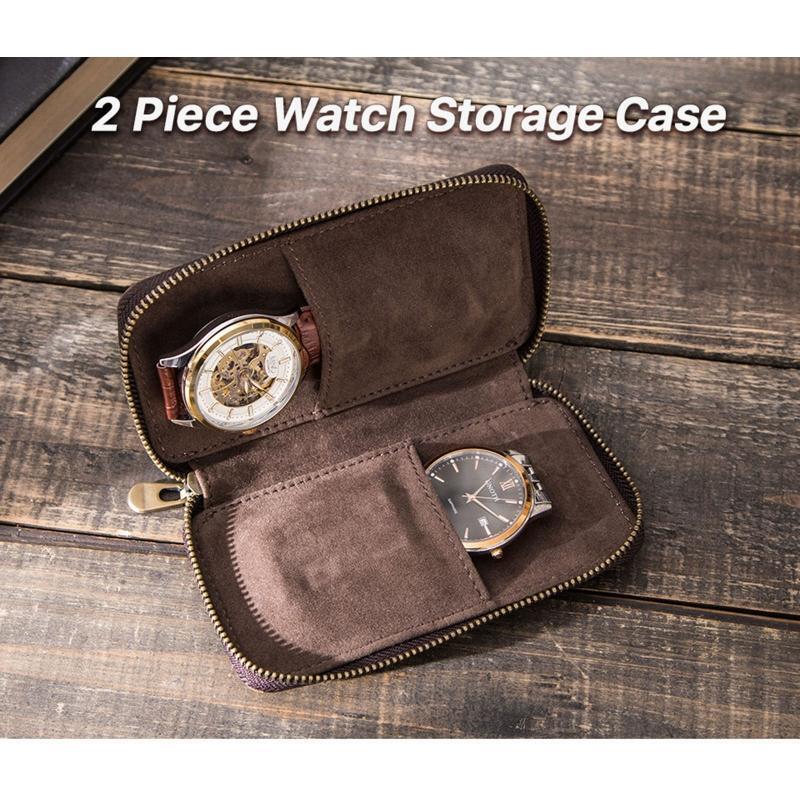Watch Storage Bag Carrying Case Travel Watch Carrying Bag Pouch with Zipper