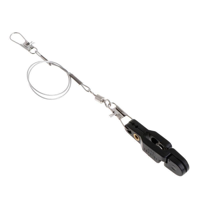 Fishing Clip With Wire Rope Tension Release Planer Snap Grip Trolling Trigger