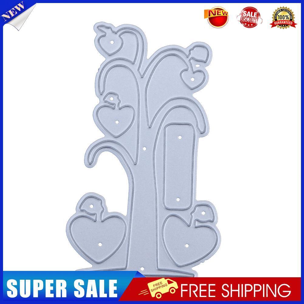 Love Heart Tree DIY Metal Stencil Scrapbook Craft Embroidery Cutting Die-14
