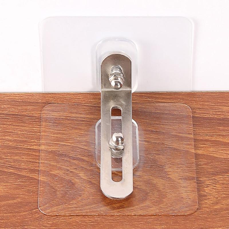 Cabinet Wall Anchors Protect Toddler and Pet from Falling Furniture Adjustable