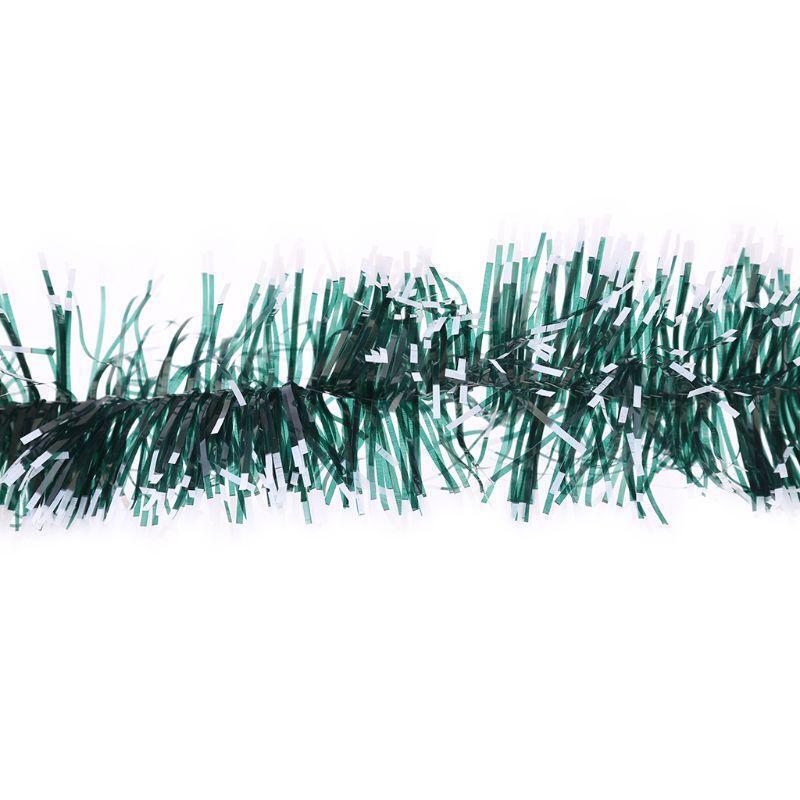 Green Christmas Tinsel Garland for Tree Tinsel Twist Garland Festivals Parties